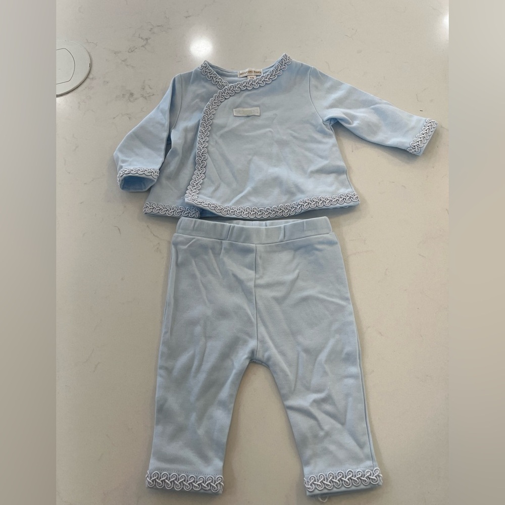 Soft Blue Kids Pajama Set